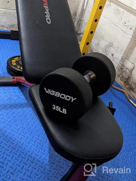 img 1 attached to VIGBODY Dumbbell Weights Barbell With Metal Handles For Strength Training, Full Body Workout, Functional And HIT Workout Single review by Bronson Hussain