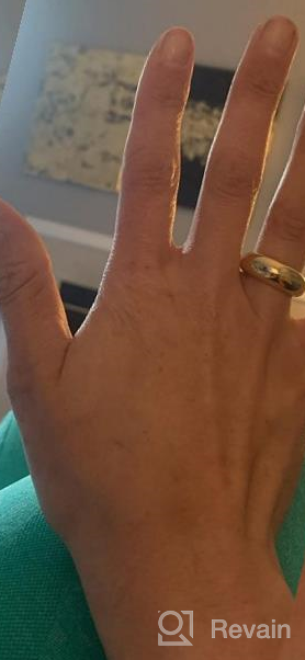 img 1 attached to 🌟 micuco Chunky Dome Rings: 14K Gold Plated Statement Ring with Cubic Zirconia & Gold Star Inlay - Bold & Thick Women's Rings review by Emmanuel Winschel