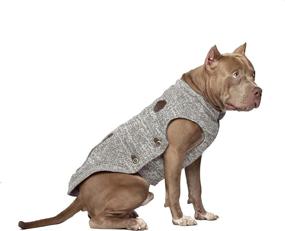 img 4 attached to 🐾 Cozy up in Style with Canada Pooch Northern Knit 2.0: Winter-Ready Pet Apparel