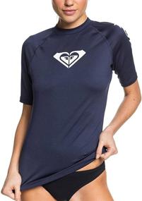 img 2 attached to 💕 Stylish Hearted Sleeve Rashguard: Roxy Juniors Women's Clothing for Swimsuits & Cover Ups