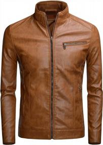 img 3 attached to Men'S Casual Faux Leather Jacket