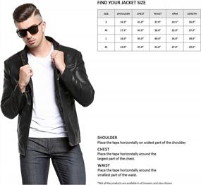 img 1 attached to Men'S Casual Faux Leather Jacket