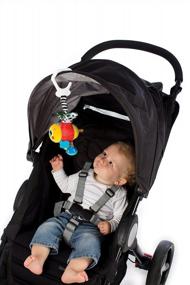 img 2 attached to Buzzing Fun For Your Little One - Playgro Groovy Mover Bee Baby Toy!