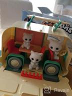 img 1 attached to PlayMonster Fuzzikins Camper Van Craft Playset Yellow, Blue, Pink, White review by Jontrell Fernandes
