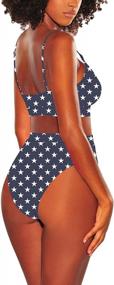 img 3 attached to Flaunt Your Beach Body In Cutiefox'S Push Up High Waist Bikini Sets