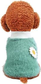 img 4 attached to Tengcong Sweaters Dogs Plush Sweater