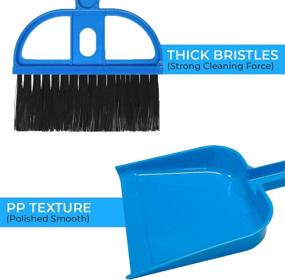 img 1 attached to 🐇 2 Brothers Wholesale Small Animal Litter Broom and Dustpan Set - Ideal for Rabbits, Chinchillas, Hedgehogs, and Hamsters