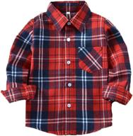 👕 yinggeli little sleeve button flannel boys' clothing: top-notch tops, tees & shirts logo