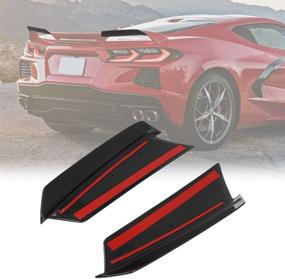 img 4 attached to NUBEHONE Spoiler Wickers Chevrolet Corvette