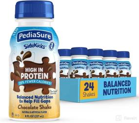 img 4 attached to 🍫 Chocolate PediaSure Sidekicks Nutrition Drink - 8 fl oz, 24 Count (Packaging May Vary)