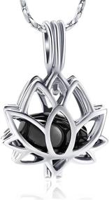 img 4 attached to Lotus Flower Cremation Jewelry: A Beautiful Keepsake To Hold Ashes