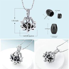 img 3 attached to Lotus Flower Cremation Jewelry: A Beautiful Keepsake To Hold Ashes