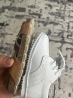 img 1 attached to OLIVIA KOO Baby Boys Oxford Christening Shoes - From Infancy to Toddler review by Jackquell Cash