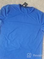img 1 attached to Men'S Moisture-Wicking Athletic Shirts: Short Sleeve Workout Tops For Running, Training, And Sports At The Gym - MeetHoo review by Nicholas Harrington