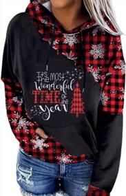 img 2 attached to Stay Stylish This Christmas With TAOHONG Merry Christmas Sweatshirt - Shop Now!