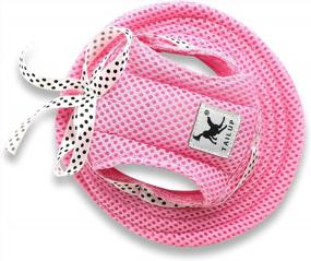 img 4 attached to Stylish And Breathable Princess Cap With Sun Protection For Small Dogs - Perfect For Pugs, Chihuahuas, And Shih Tzus!