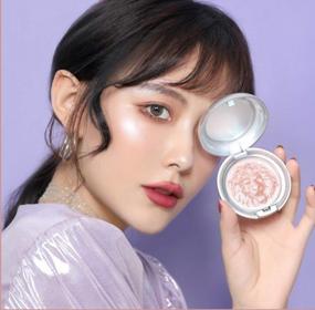img 2 attached to Get The Perfect Glow With GL-Turelifes Lion Highlight Powder Palette - Ginger Trim Shimmer Powder For A Facial Brightening Effect And Silhouette Highlighting With Pink Aurora Shade