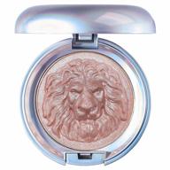get the perfect glow with gl-turelifes lion highlight powder palette - ginger trim shimmer powder for a facial brightening effect and silhouette highlighting with pink aurora shade logo