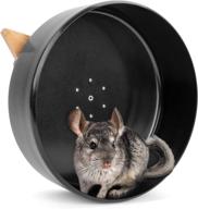 🐭 niteangel silent & durable 13.8" chinchilla wheel - exercise wheel for chinchilla & similar-sized pets логотип