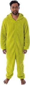 img 3 attached to 🎅 Grinch Who Stole Christmas Matching Family Costume Pajama Sherpa Union Suits - Adult, Child, Toddler, Pets