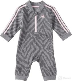 img 1 attached to Adidas AM1032 Tracksuit AOP Covrerall Apparel & Accessories Baby Girls : Clothing