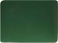 resilia - green diamond plate under grill mat - protects outdoor surfaces, 36 x 48 inches logo