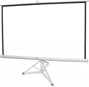 img 4 attached to Qian DIBAN QPD-69603 120" Matte White Tripod Projection Screen