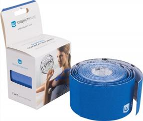 img 3 attached to StrengthTape Kinesiology Tape - 5M Uncut Rolls For Premium Sports Support And Stability In Multiple Colors