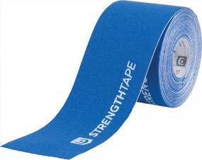 img 2 attached to StrengthTape Kinesiology Tape - 5M Uncut Rolls For Premium Sports Support And Stability In Multiple Colors