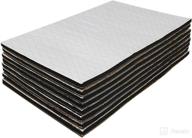 🚗 gosche 394 mil sound deadener for car - enhanced audio noise insulation and vibration dampening - 10mm thick sound deadening mat - 12-piece set (9.8″x 15.7″, 12.92 sqft) логотип