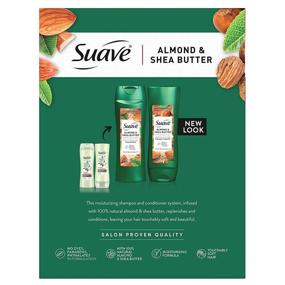 img 3 attached to Almond Shea Shampoo Conditioner by Suave