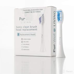 img 4 attached to 🪥 Dupont Bristles Electric Toothbrush Replacements: Enhanced Oral Care Solution