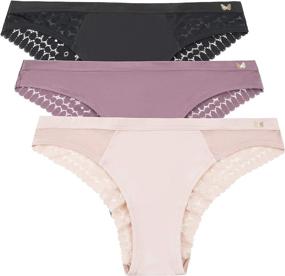 img 4 attached to Jessica Simpson Microfiber Underwear Multi Pack Women's Clothing ~ Lingerie, Sleep & Lounge