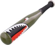 🦈 united pacific p-40 'warhawk' shark mouth 17-inch aluminum tire checker bat: robust & durable with wrapped handle - low maintenance truck tire checker logo