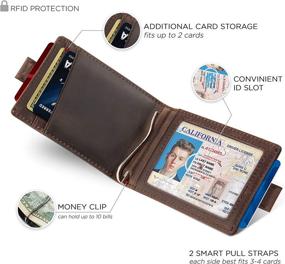 img 2 attached to Blocking Genuine Leather Minimalist Wallets Men's Accessories ... Wallets, Card Cases & Money Organizers