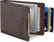 blocking genuine leather minimalist wallets men's accessories ... wallets, card cases & money organizers logo