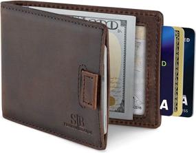 img 4 attached to Blocking Genuine Leather Minimalist Wallets Men's Accessories ... Wallets, Card Cases & Money Organizers