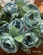 img 1 attached to Stunning Silk Peony Bouquets For Weddings And Home Decor - Veryhome 2 Pack Artificial Flowers review by Glenn Kumar