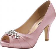 sparkling erijunor peep toe heels: perfect for evening, prom, and weddings логотип