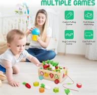 🥕 bravmate wooden montessori toys: carrot harvest game for 1 year olds, educational learning & motor skills development, ideal gifts for boys & girls, toddler activities logo