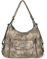 handbags leather handbag fashion multi pocket women's handbags & wallets - hobo bags logo