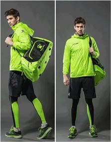 img 2 attached to Оставайтесь сухими и защищенными на боковой линии с мужской всепогодной футбольной тренировочной курткой KELME