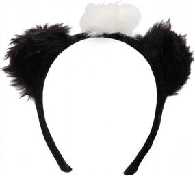 img 3 attached to Skunk Costume Ears And Tail Accessory Set