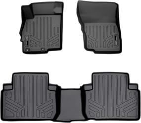 img 4 attached to 🔥 MAXLINER Custom Fit Floor Mats - 2 Row Liner Set for 2018-2023 Mitsubishi Eclipse Cross - Enhance Your Interior with Black Mats