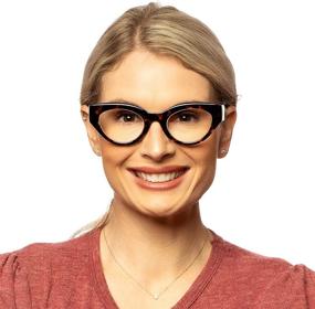 img 3 attached to 2SeeLife Bold Cat-Eyes Women's 😻 Reading Glasses: Stunning Style and Optimal Vision