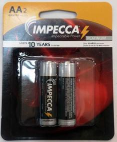 img 3 attached to Long-Lasting Power For Everyday Use: IMPECCA Double A Batteries - 4 Pack