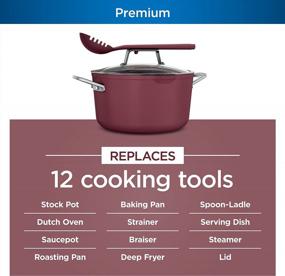 img 3 attached to Unleash Your Inner Chef With Ninja'S NeverStick PossiblePot Premium Set - 7 Quart Capacity, Nonstick, Durable And Oven Safe To 500°F