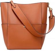 genuine leather hobo bucket bags for women by kattee: style and functionality combined logo