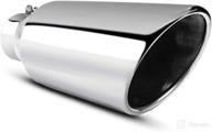 apeixoto exhaust polished stainless tailpipe logo