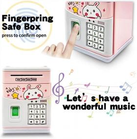 img 2 attached to Secure And Fun: Pink Electronic ATM Bank With Personal Password For Girls – Perfect Birthday Gift And Safe Savings Solution